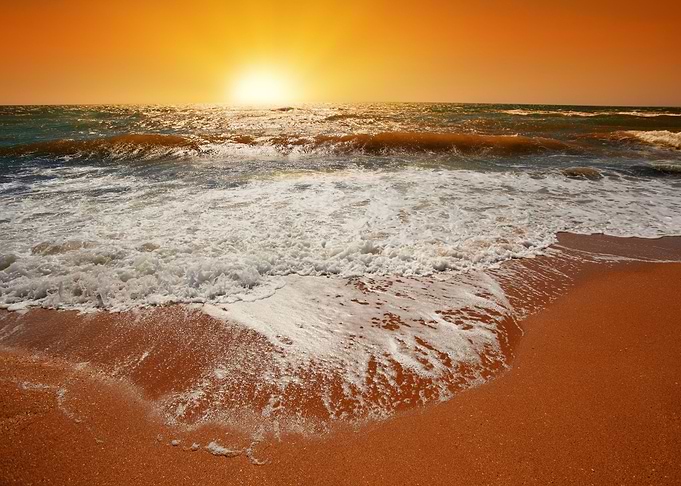 Sunrise Over Sea