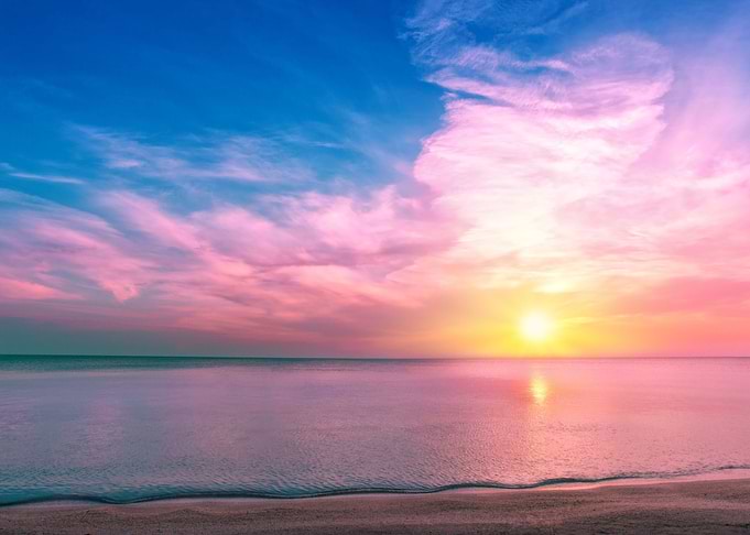 Sunrise Over Sea