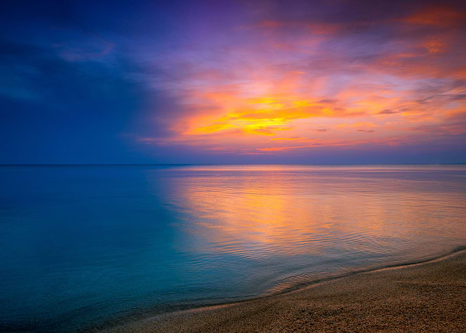 Sunrise Over Sea