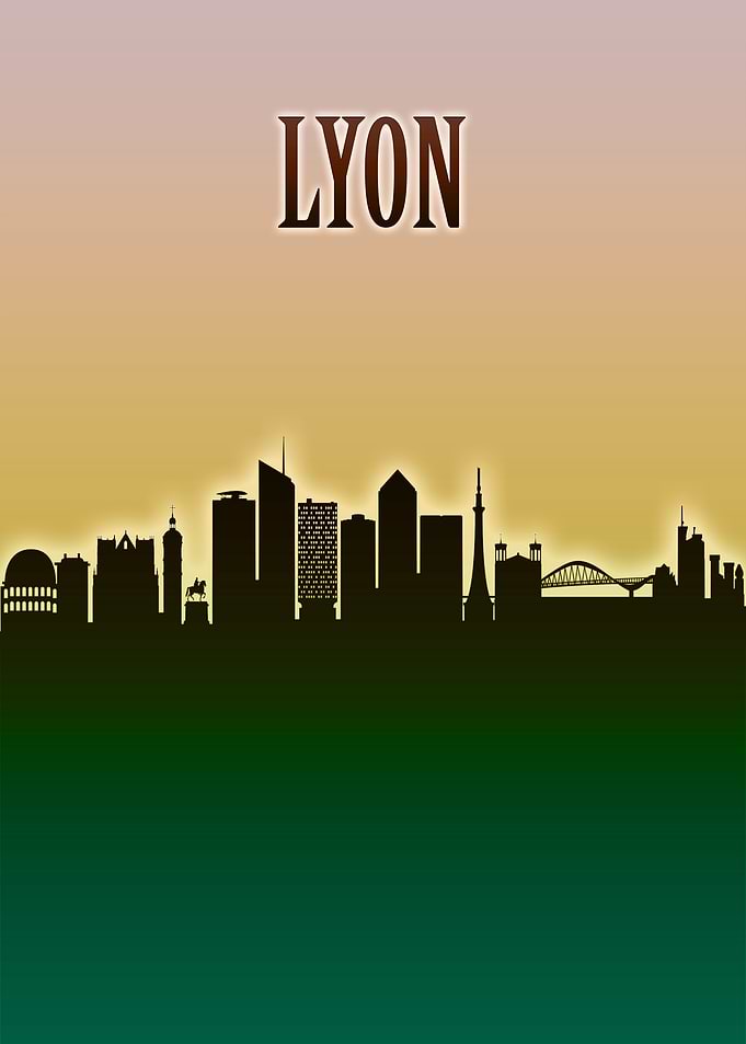 Lyon Skyline Minimal