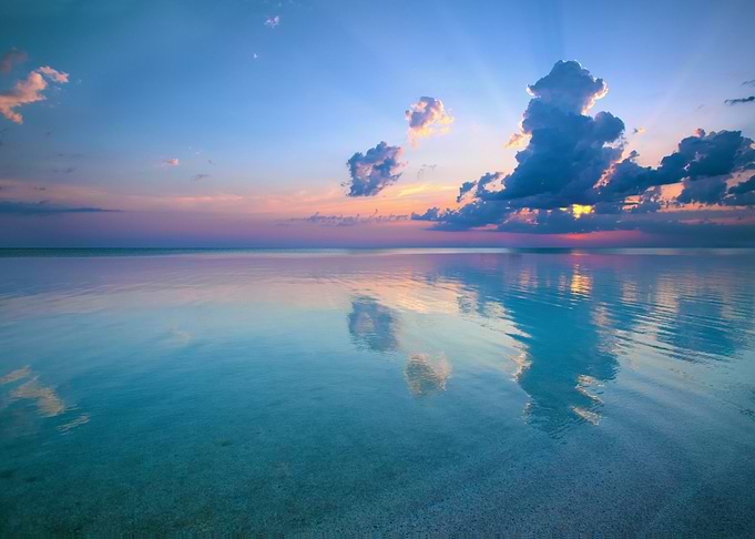 Sunrise Over Sea