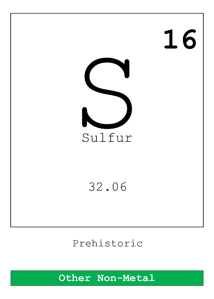 Sulfur
