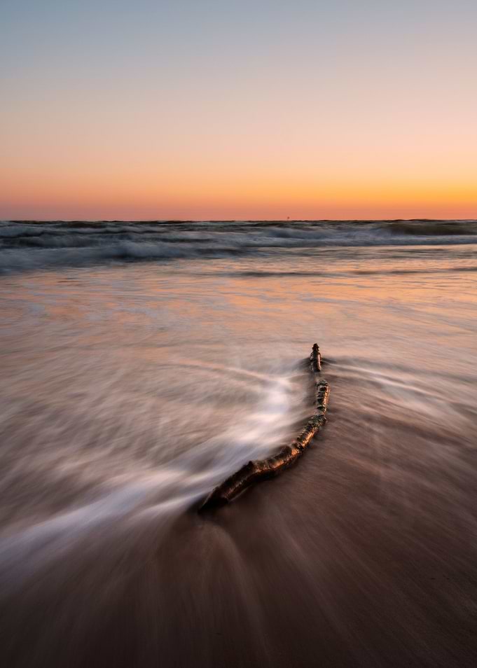 Sea Coast At Sunset