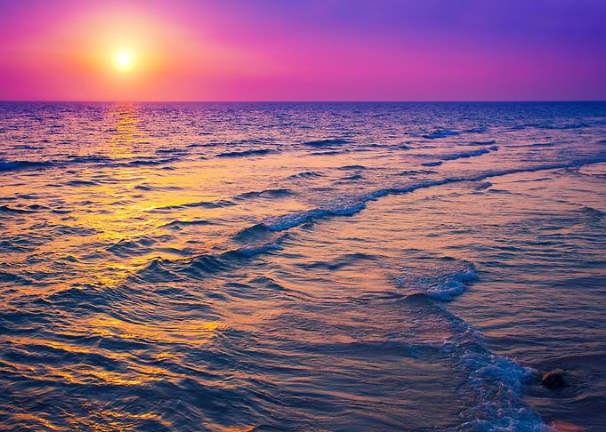Sunrise Over Sea