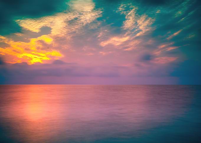 Sunrise Over Sea