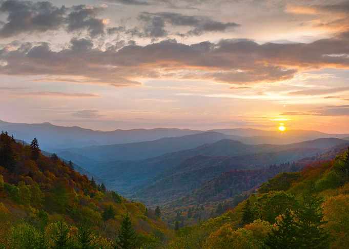 Sunrise In The Mountains