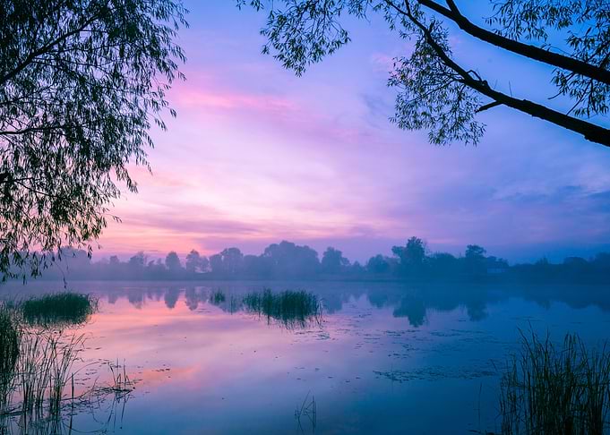Early Morning Dawn Over Th