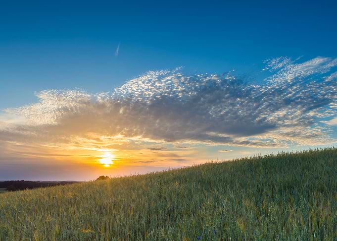 Beautiful Landscape Of Sun