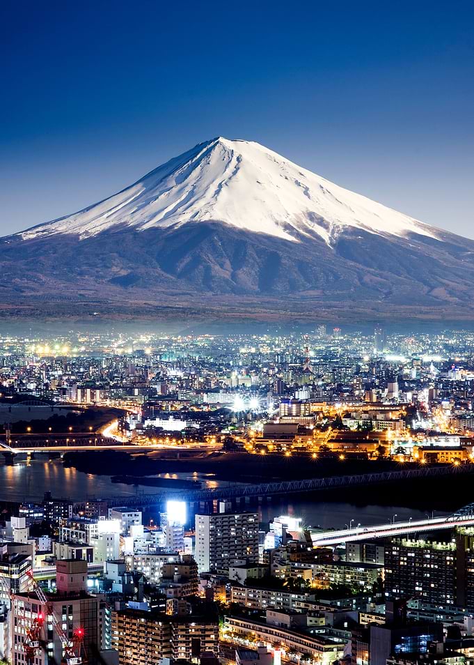 Mount Fuji Fujiyama Aerial