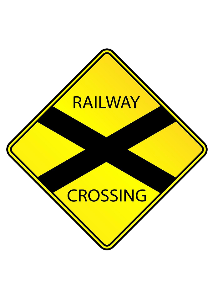 Railway Crossing Sign