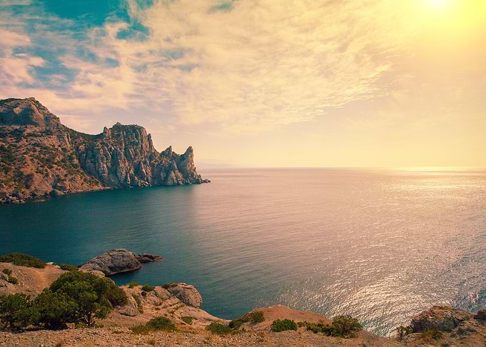Rocky Sea Coast