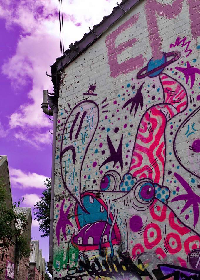 Surreal Graffiti Art
