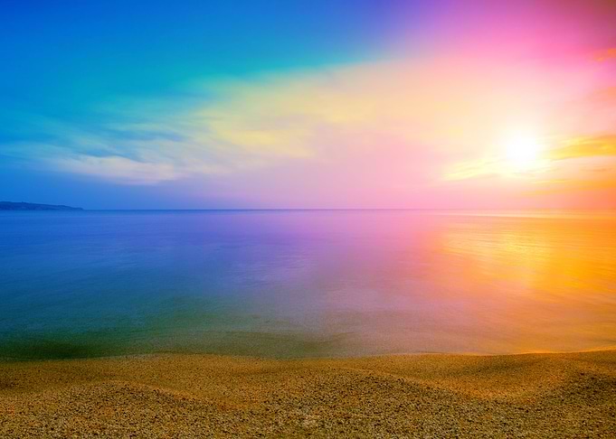 Sunrise Over Sea