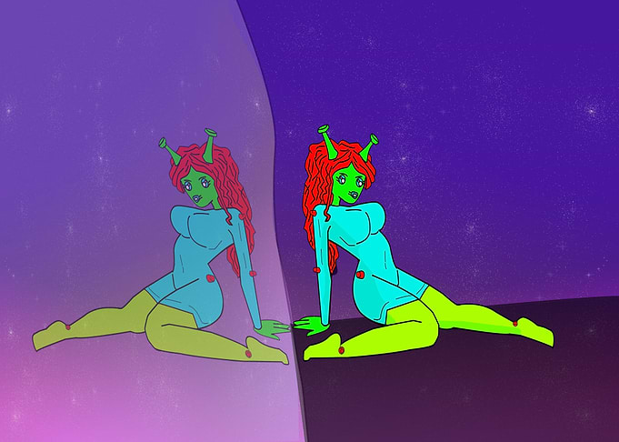 alien girl