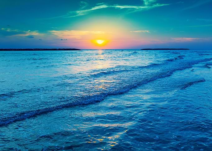 Sunrise Over Sea
