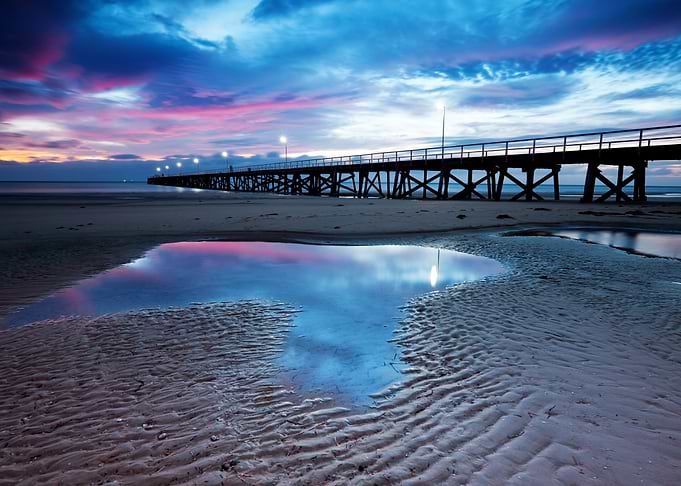 Pink Jetty Sunset