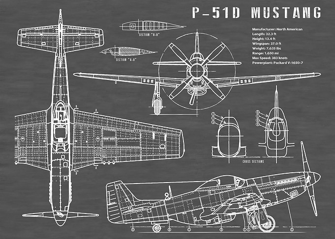 P-51 Mustang Aircraft
