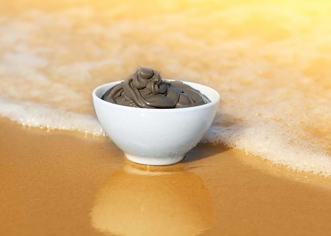 Dead Sea Mud In A Bowl On