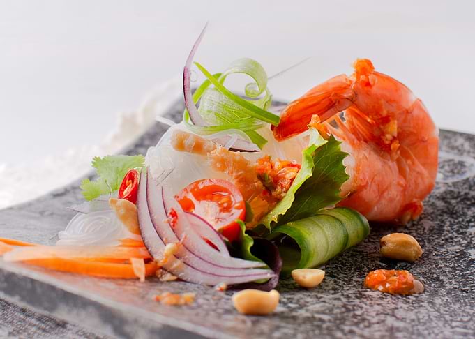 thai prawns salad