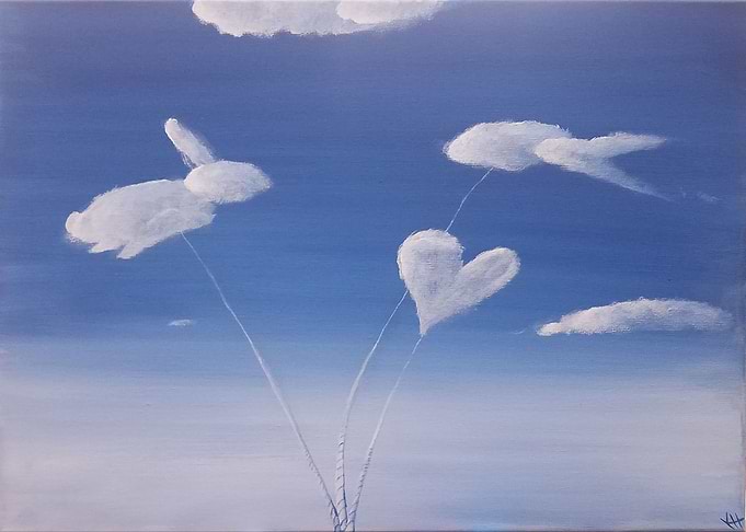 Clouds on a String