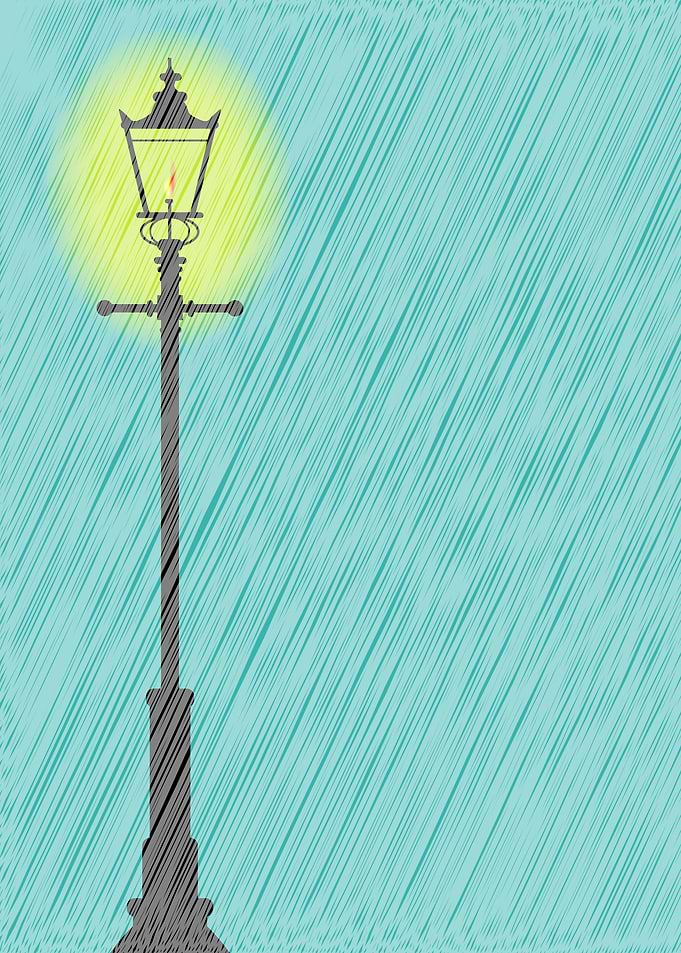 Lamppost In the Rain