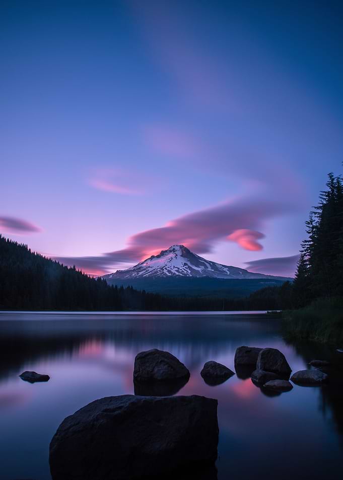 Trillium Lake Sunset