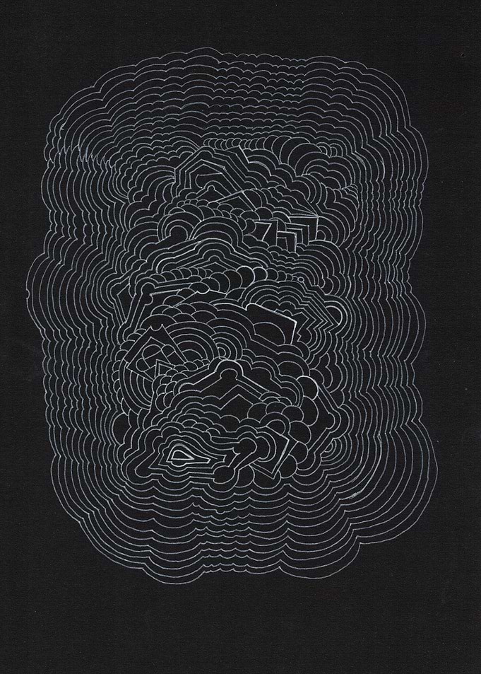 black line