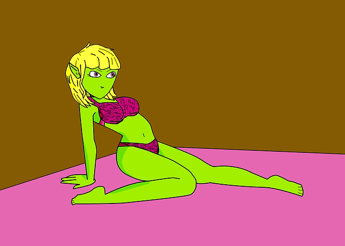 alien girl