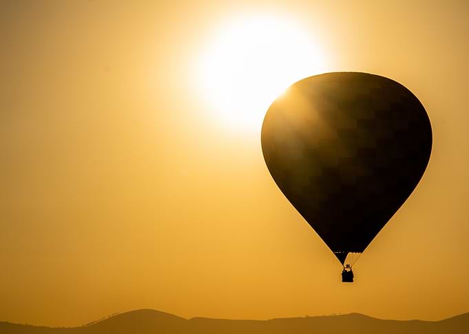 Hot Air Balloon Silhouette