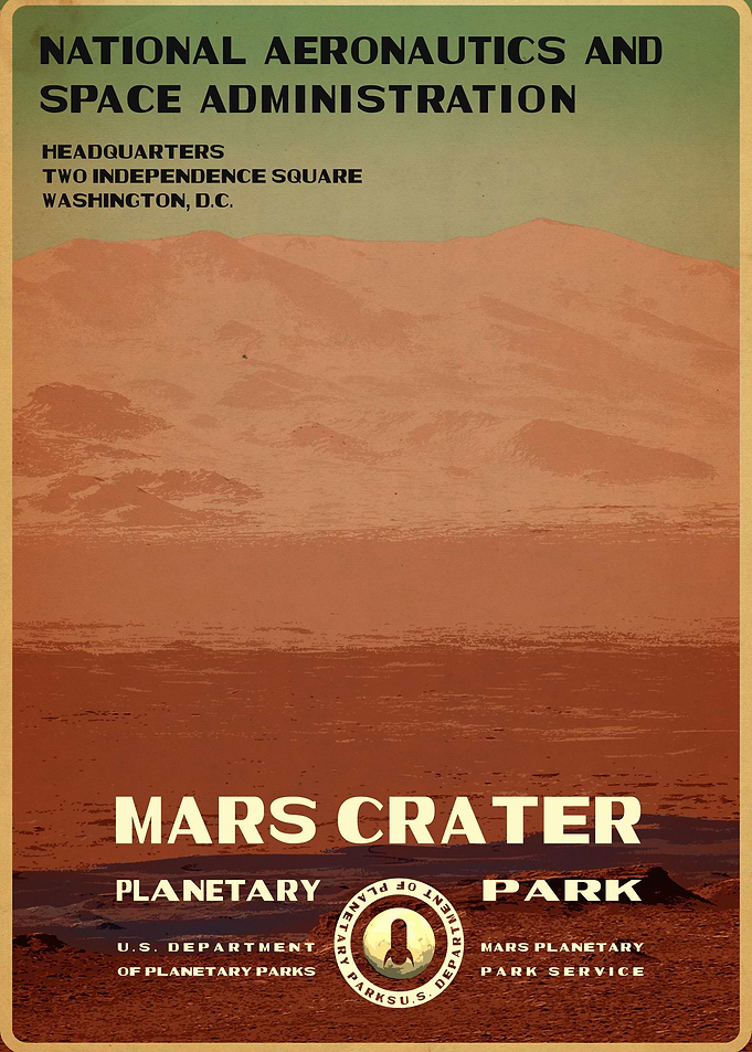 Mars Crater Mars