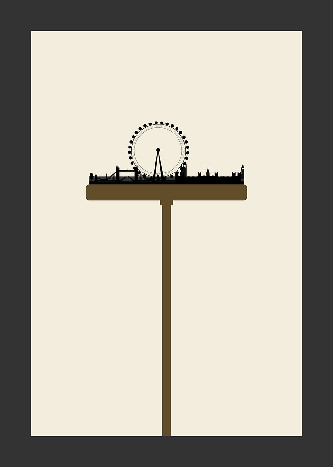 London skyline brush