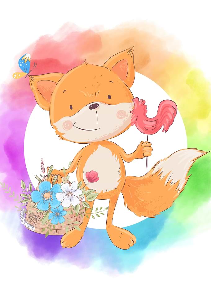 Nursery Baby Fox Cute