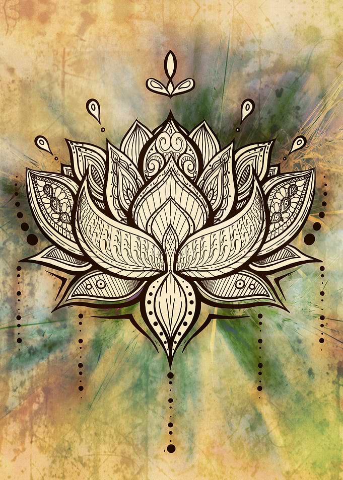 Lotus Mandala flower