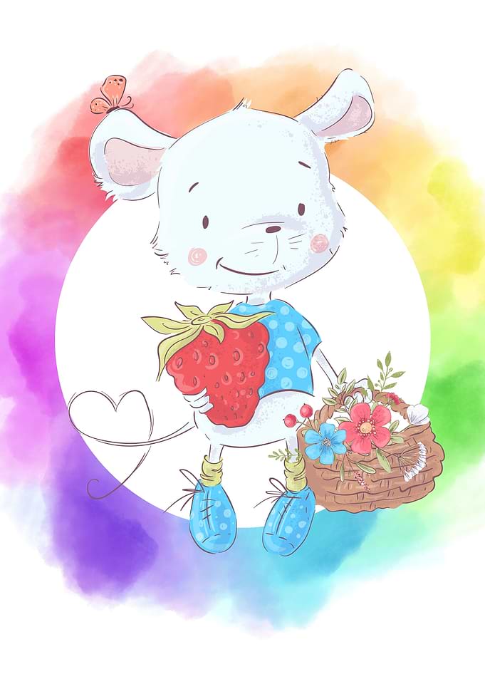 Nursery Baby Mouse Cute