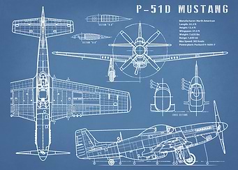 P-51 Mustang Airplane