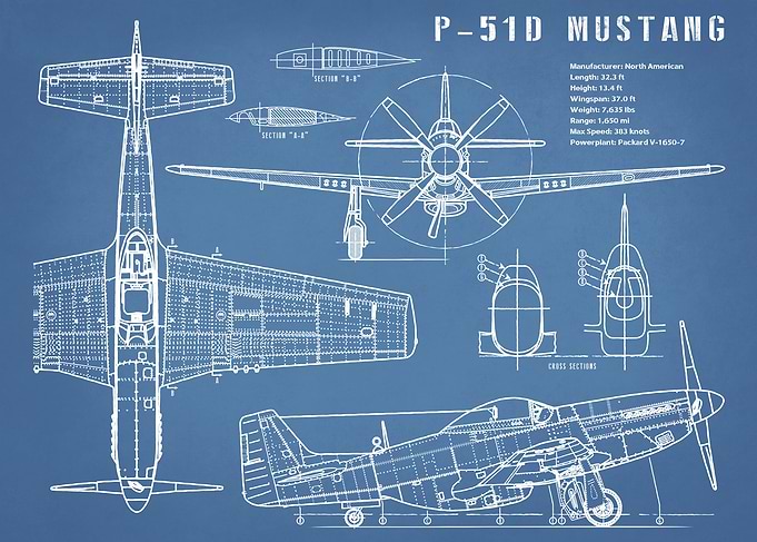 P-51 Mustang Airplane