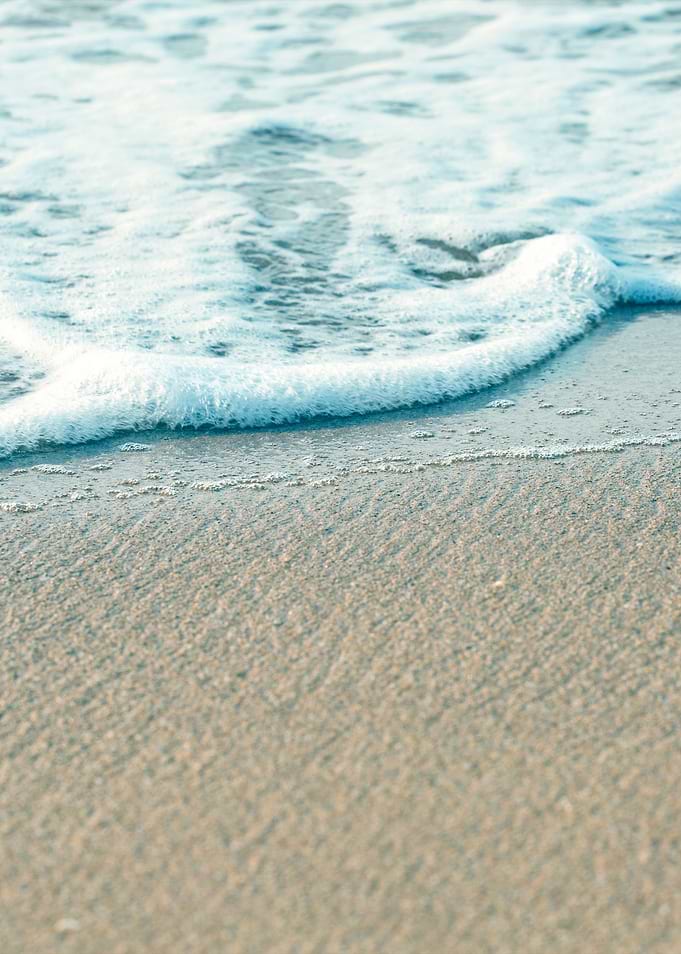 Soft Wave Of The Sea On Th