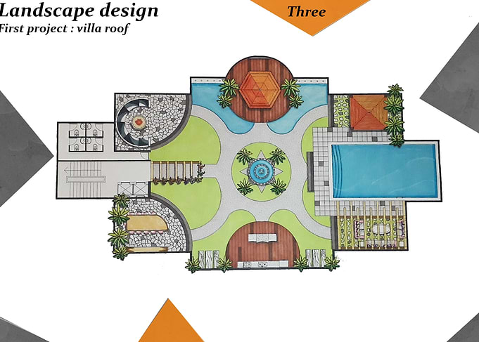 top roof landscape