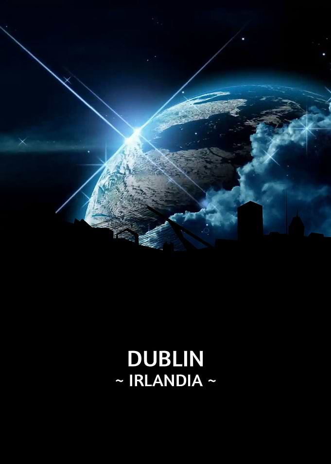 Dublin Irlandia Skyline