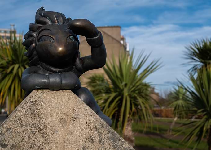 Lemmings Statue