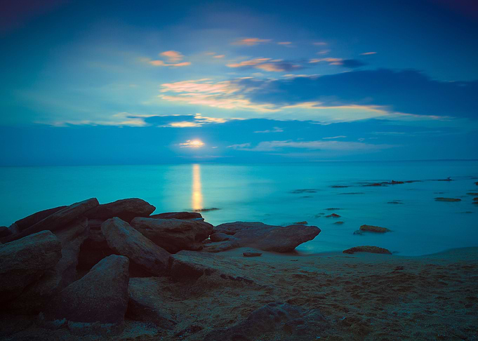 Sunrise Over Sea
