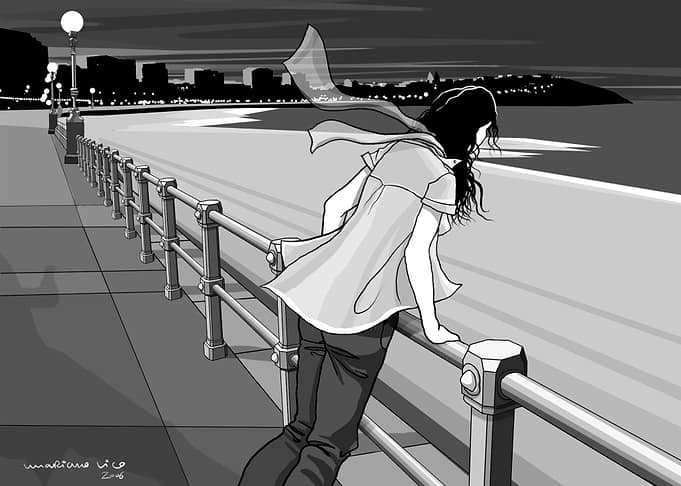 Viento y mar y noche