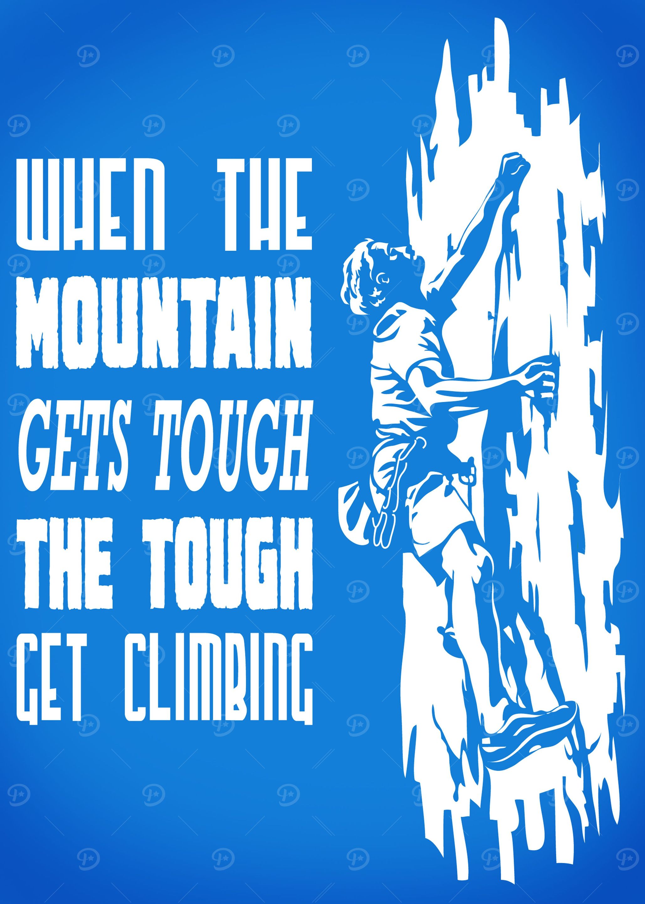 The mountain gets tough