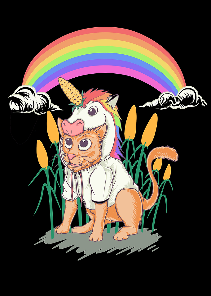 cat unicorn