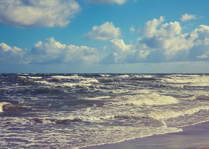 Marine Landscape With Stor