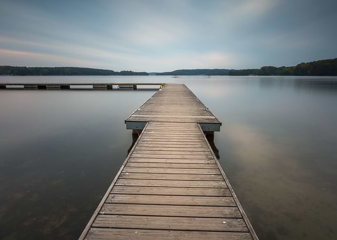 Wooden Jetty On City Beach