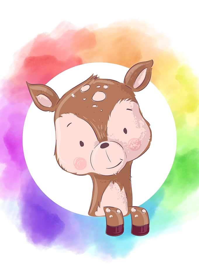 Nursery Baby Deer Cute