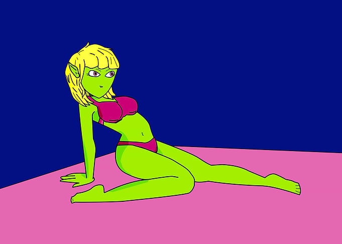 alien girl