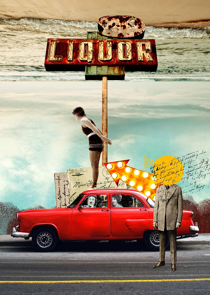 vintage collage