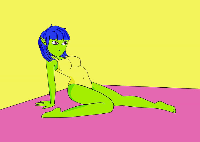 alien girl
